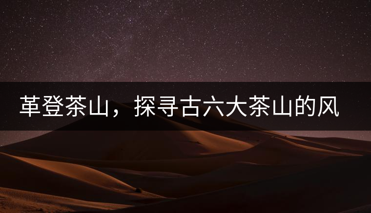 革登茶山，探尋古六大茶山的風(fēng)采