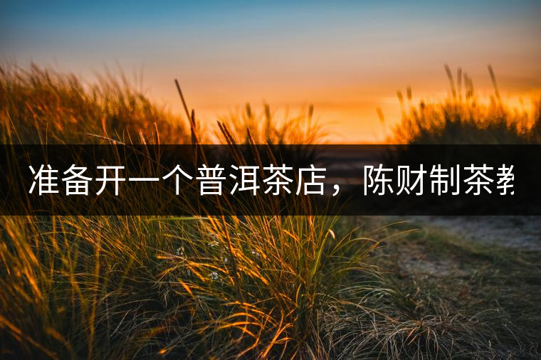 準(zhǔn)備開一個普洱茶店，陳財制茶教你怎么做！