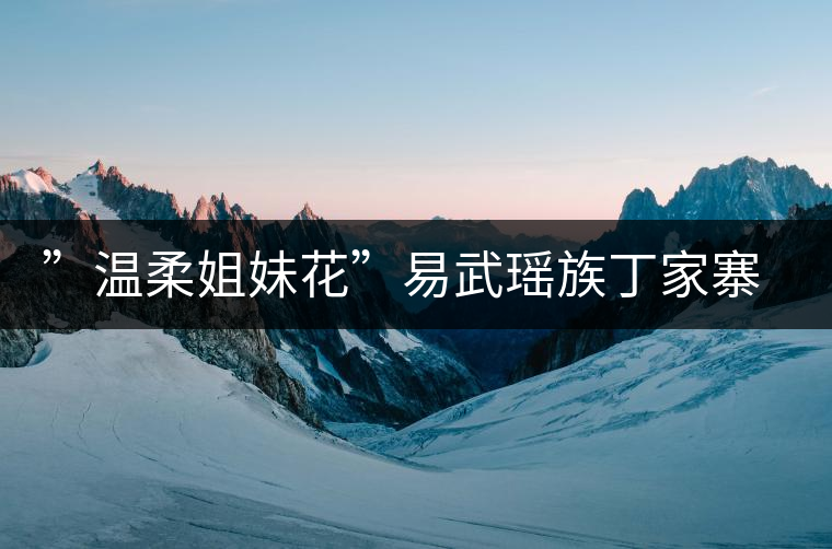 ”溫柔姐妹花”易武瑤族丁家寨、漢族丁家寨介紹