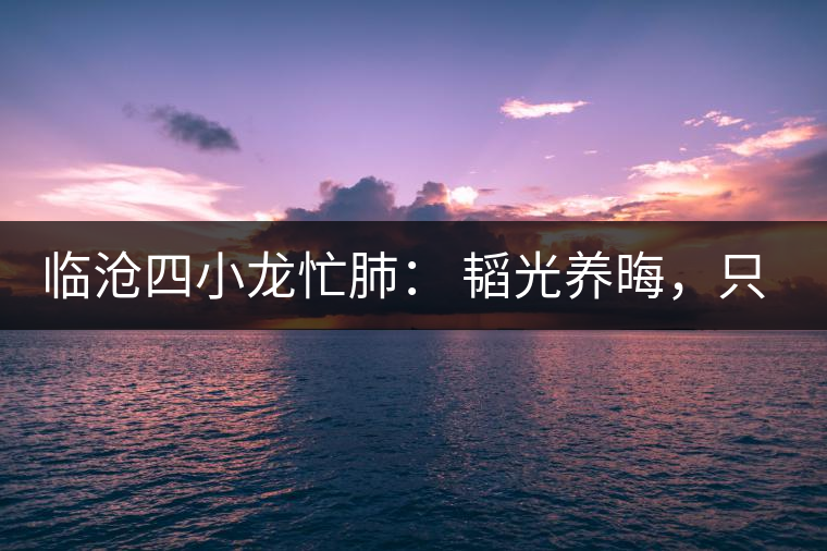臨滄四小龍忙肺： 韜光養(yǎng)晦，只為綻放！