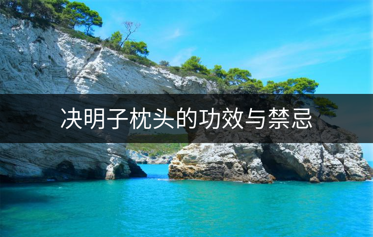 決明子枕頭的功效與禁忌 決明子枕頭的功效與禁忌