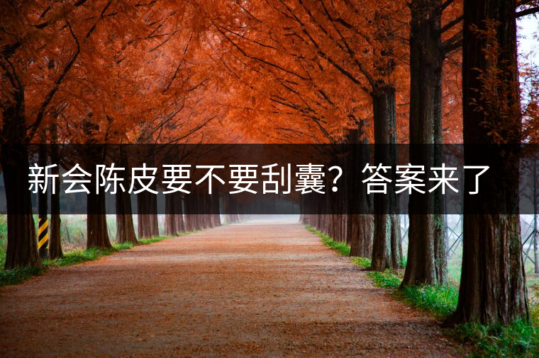 新會(huì)陳皮要不要刮囊？答案來(lái)了~