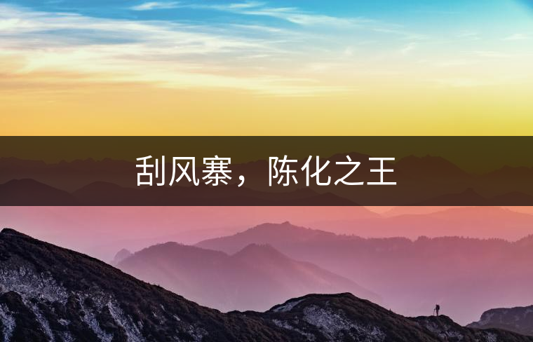 刮風寨，陳化之王