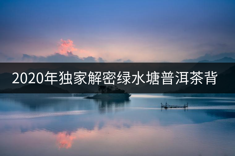 2020年獨(dú)家解密綠水塘普洱茶背后的真相-易武中聘號(hào) 2020年獨(dú)家解密綠水塘普洱茶背后的真相-易武中聘號(hào)