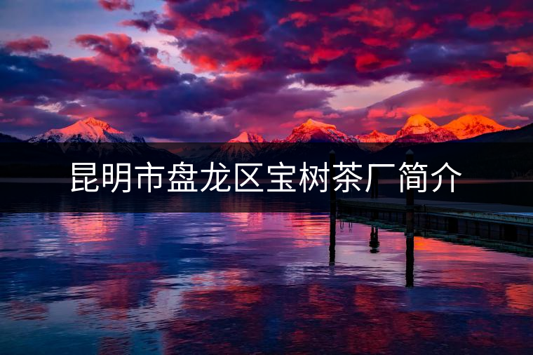 昆明市盤(pán)龍區(qū)寶樹(shù)茶廠(chǎng)簡(jiǎn)介