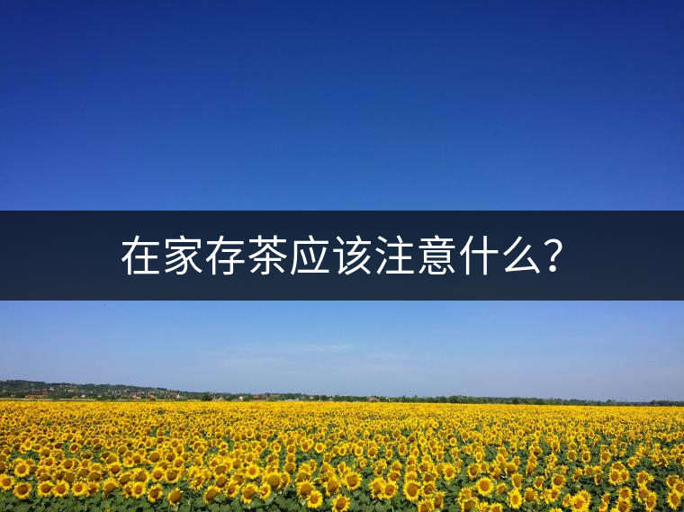 在家存茶應(yīng)該注意什么？