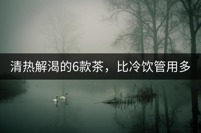 清熱解渴的6款茶，比冷飲管用多了！