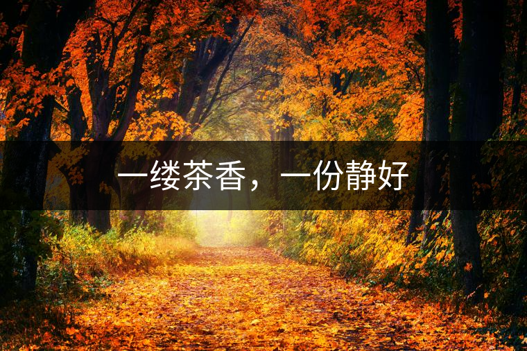 一縷茶香，一份靜好