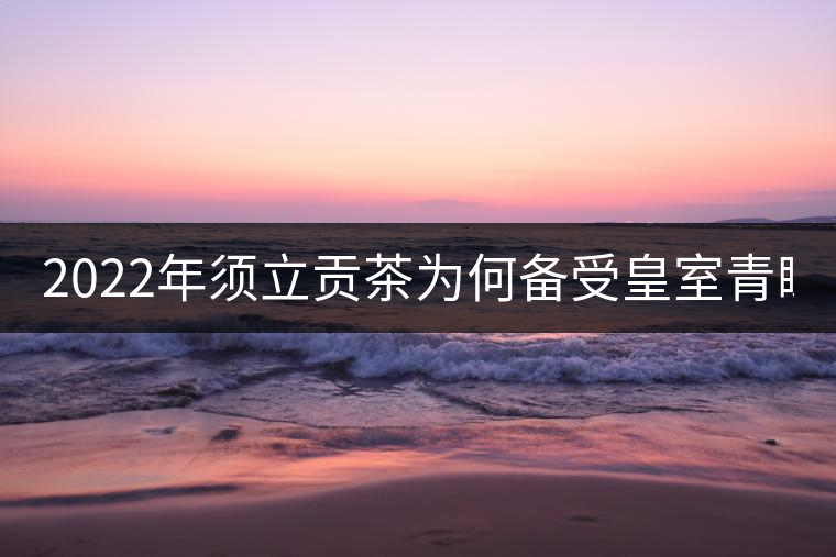 2022年須立貢茶為何備受皇室青睞!揭秘！