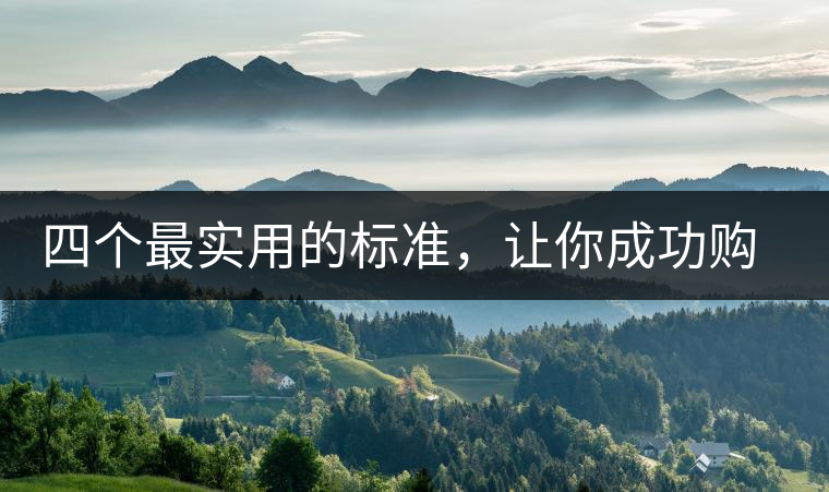 四個最實用的標準，讓你成功購選普洱茶