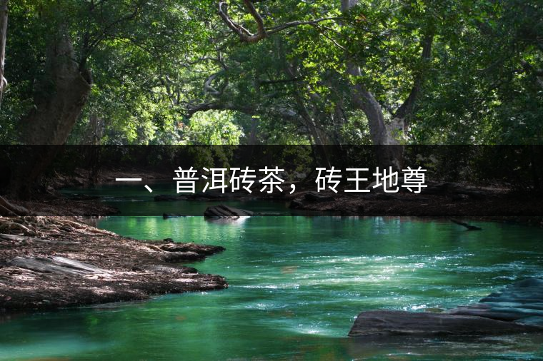 一、普洱磚茶，磚王地尊