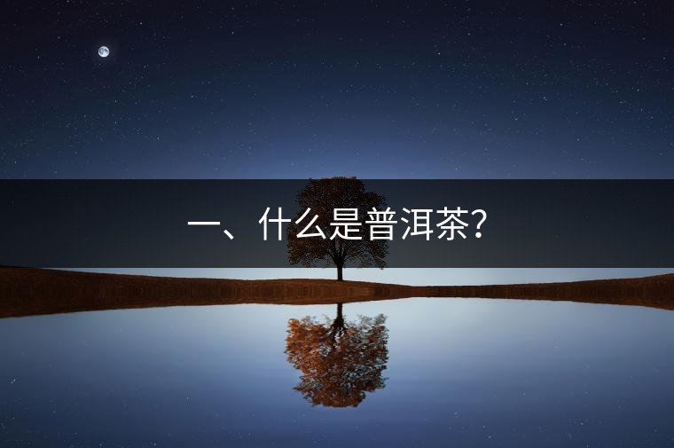 一、什么是普洱茶？