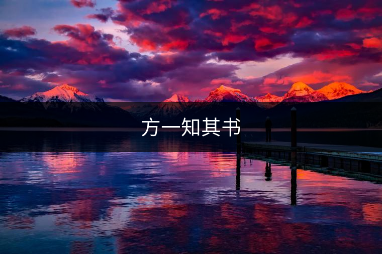 方一知其書(shū)