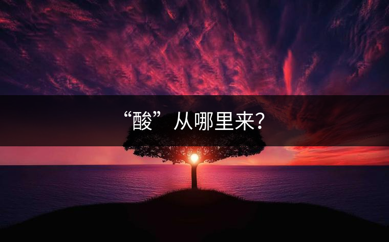 “酸”從哪里來(lái)？