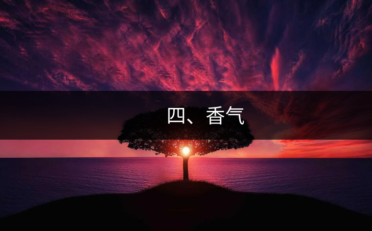 　　四、香氣