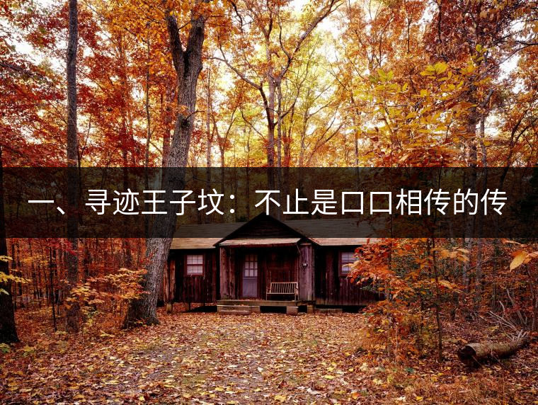 一、尋跡王子墳：不止是口口相傳的傳說，是刻在土地里的歷史